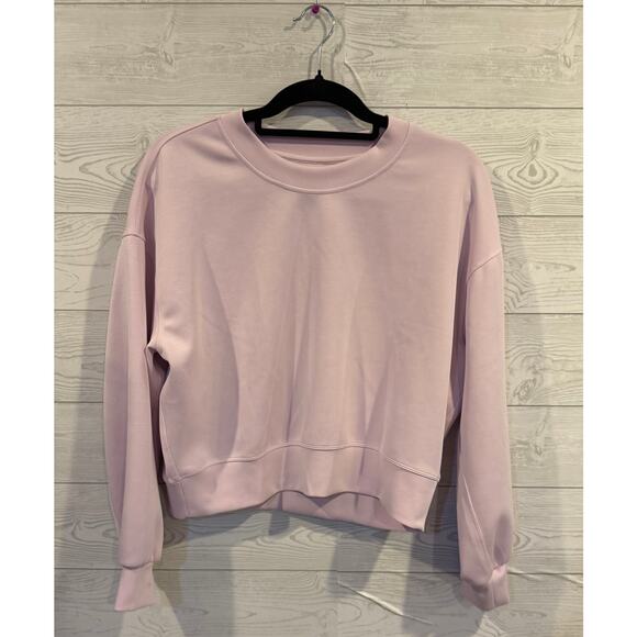 Lululemon Softstreme  Oversized Cropped Crew sweatshirt  SZ 6/8 - Picture 1 of 3